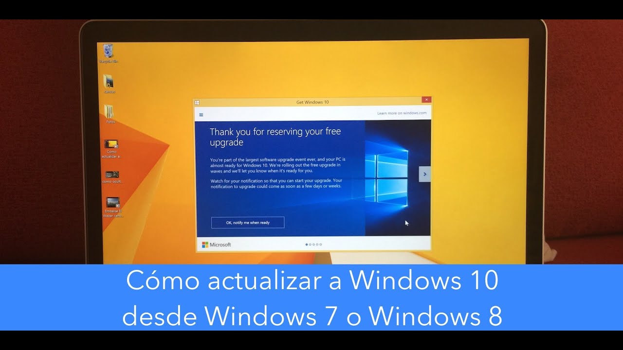 actualizar a windows 10 gratis